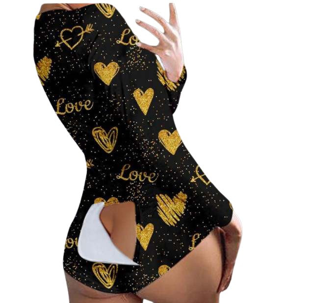 One Piece Bodysuit Pajama Long Sleeve Bodycon Rompers Overall